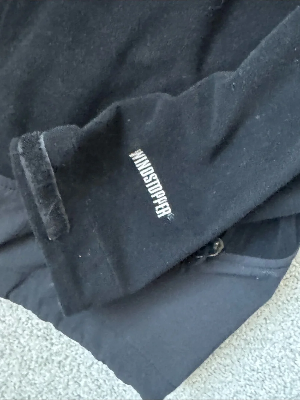 The North Face Men’s Black Softshell Jacket with Zip Pockets